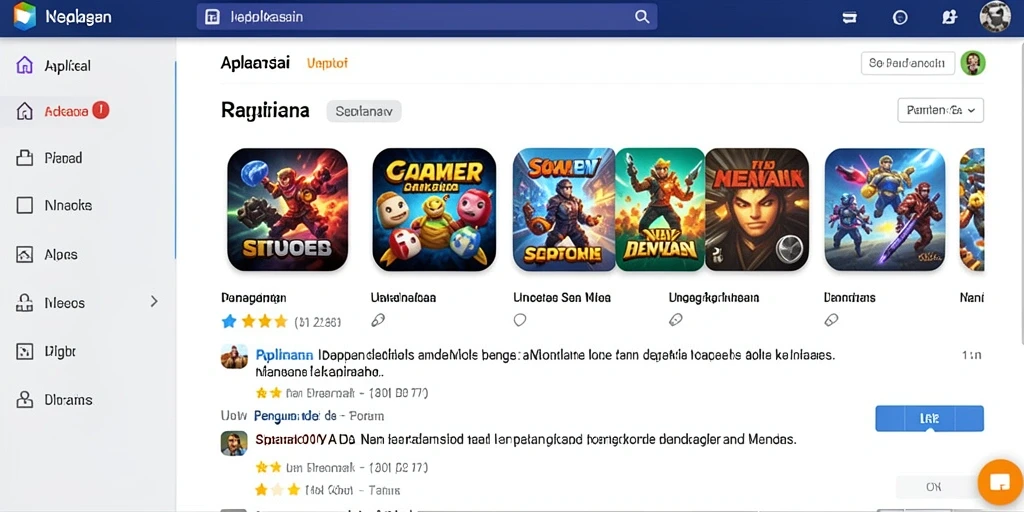Tampilan antarmuka yang menarik dan modern.