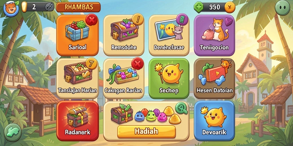 Tampilan antarmuka yang mudah digunakan dan menarik.