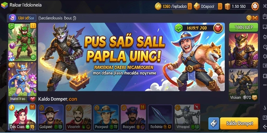 Tampilan menu utama K234 yang intuitif dan menarik.