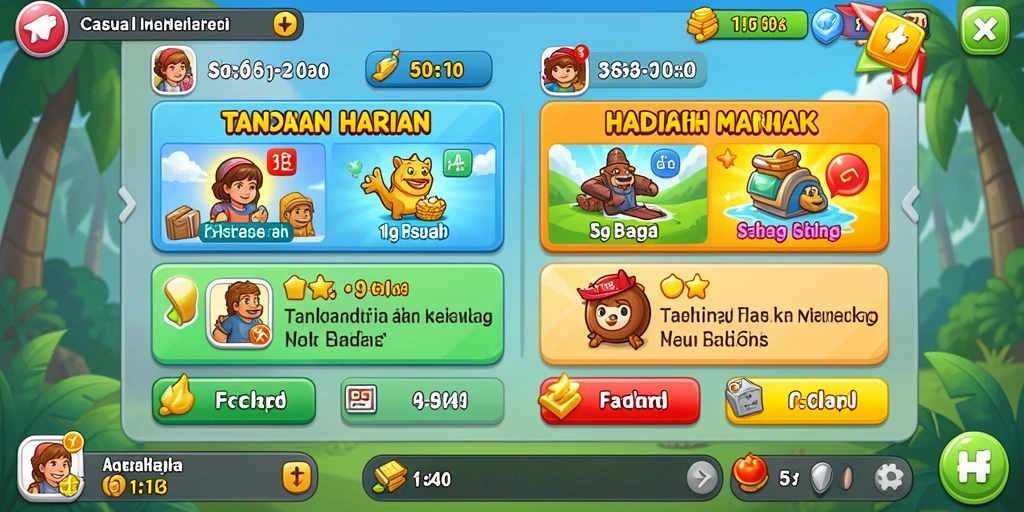 Tampak antarmuka pengguna yang menarik dan intuitif.