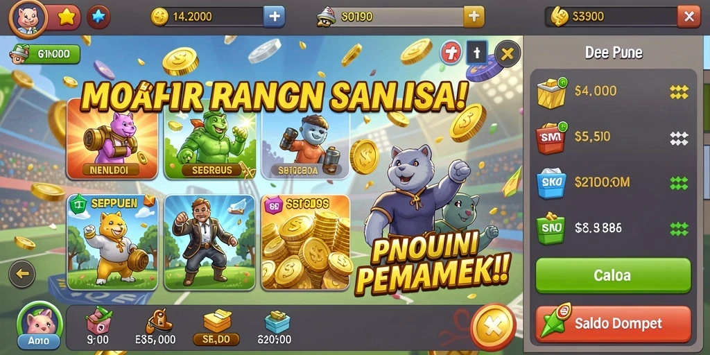 Tampilan antarmuka yang bersih dan menarik.