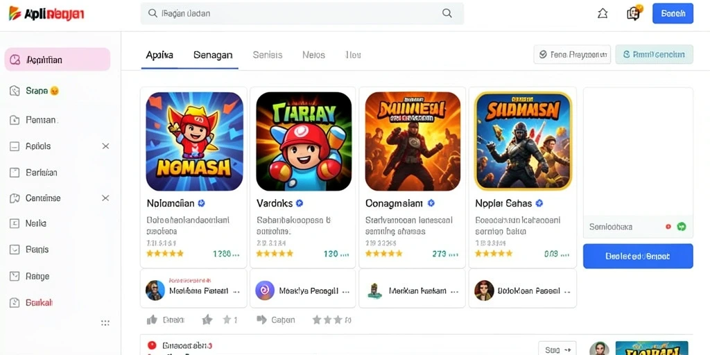 Tampilan gameplay yang menarik dan interaktif.
