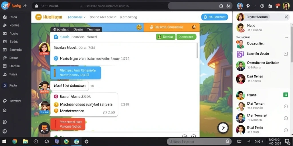 Tampilan antarmuka SINGA8 yang menarik dan user-friendly.