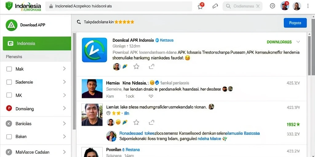 Tampilan antarmuka utama yang intuitif dan menarik.