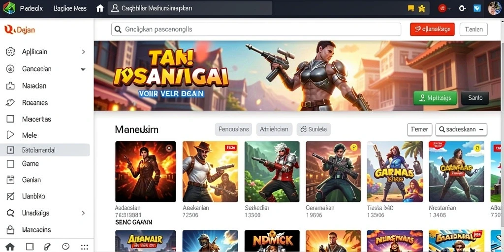 Tampilan antarmuka yang intuitif dan mudah dijelajahi.